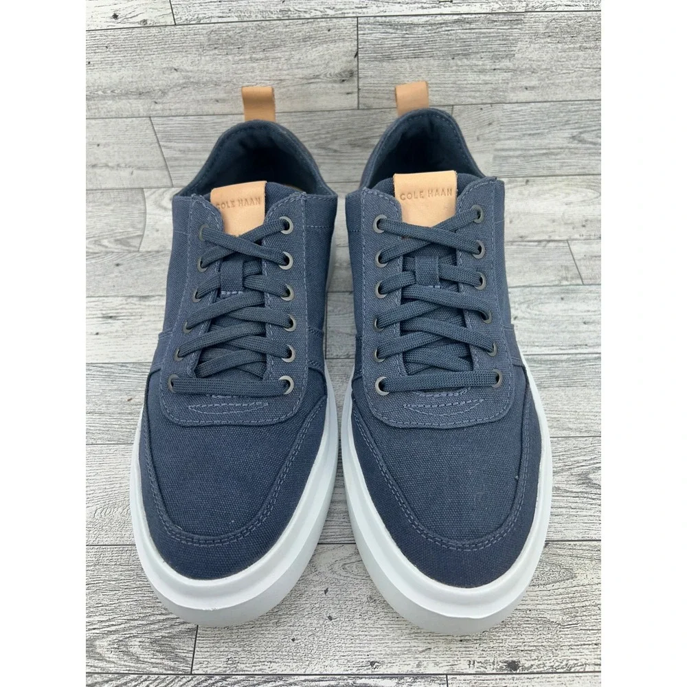 Cole Haan GrandPro Rally Canvas Court Sneakers Navy Blue Men Sz 8M C34716